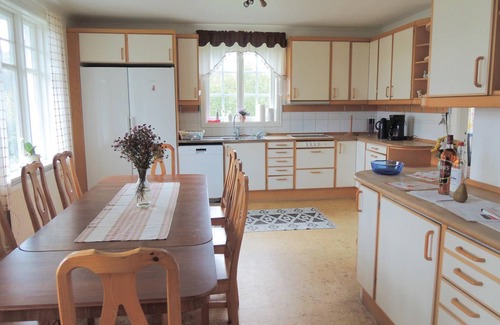 Knared House | Lovely home in Knäred with lake view