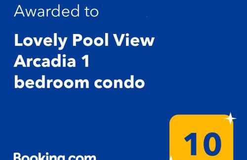 South Pattaya Apartment | Lovely Pool View Arcadia 1 bedroom condo