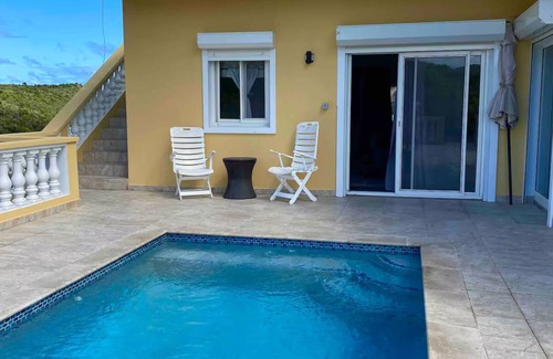 Oyster Pond Apartment | Lovely Studio Apartment with Pool & Nature Views!