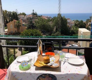 La Cala del Moral Apartment | Lovely studio with seaview 700m from the beach