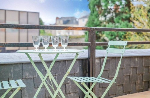 Downtown Angers Apartment | Lovely Studio with Terrace - City Center - Sleeps 2