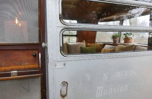 Mars Hill House | Lovingly Restored Mid Century Modern, 1951 Spartan Imperial Mansion Camper