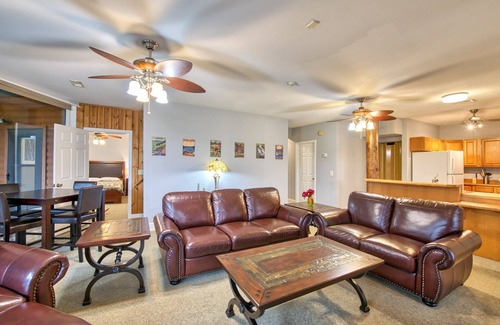 Lake Junaluska House | Lower level unit in duplex with AC, fireplace, washer & dryer, community pool