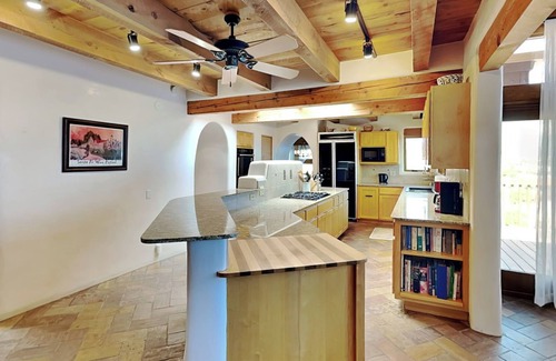 Santa Fe House | Luces de la Ciudad | Sweeping Views of Santa Fe, Hot Tub + Pet Friendly!