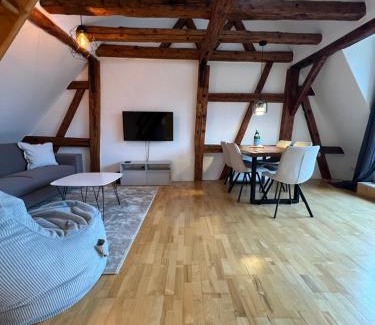 Ludwigsburg Apartment | LudwigsHome Zentralste Lage, Klima, SmartTV, Terrasse