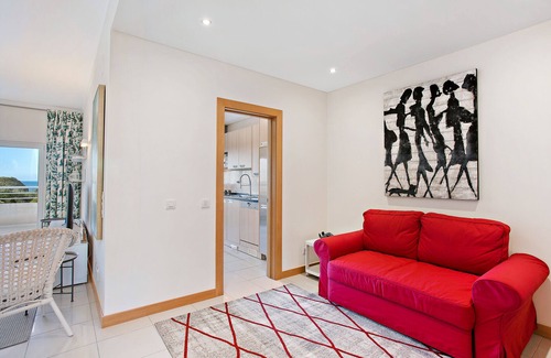Areias de Sao Joao Apartment | Luminous Sea View 2-bedroom Apartment in the Exclusive Quinta da Barracuda