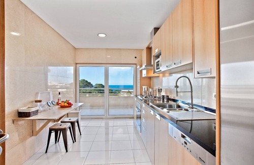 Areias de Sao Joao Apartment | Luminous Sea View 2-bedroom Apartment in the Exclusive Quinta da Barracuda