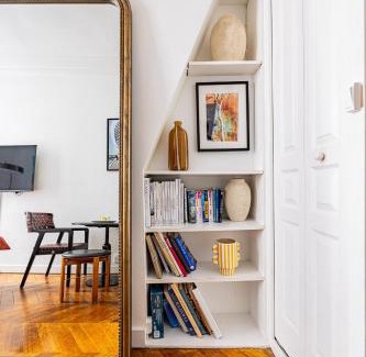 Palais-Royal Apartment | Luminous Studio Oasis Steps from The Louvre