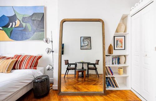 Palais-Royal Apartment | Luminous Studio Oasis Steps from The Louvre
