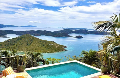 Estate Bordeaux Villa | Lunazul Villa, 2BR/2.5BA, Sweeping Ocean views, Solar/Starlink, Heated Pool