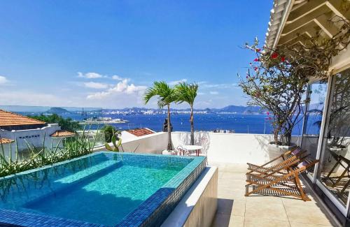 Gloria Apartment | Lux 12 - Cobertura Romantica com piscina aquecida e vista mar