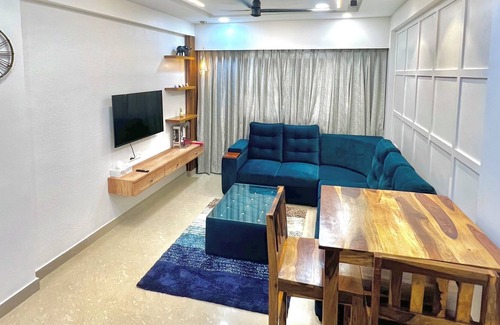 Colva Apartment | Lux 2 BHK with Pool, Garden, Gym, Beach-5min walk