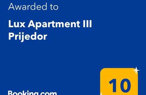 Prijedor Apartment | Lux Apartment III Prijedor