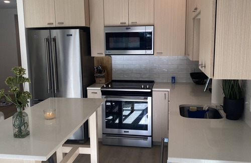Buzzard Point Apartment | LUX, Cozy Chic apartment. Audi Field, Navy Yard, Wharf. Perfect!
