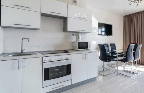 Dnipro Apartment | Lux Most City Area, Panoramic city View