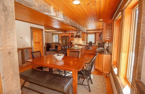 West Dover House | Lux VT ski chalet with mountain views and apres ski amenities.