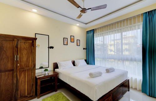 Chicalim Apartment | Luxe 2BHK 10min from GOI airport with Pool access