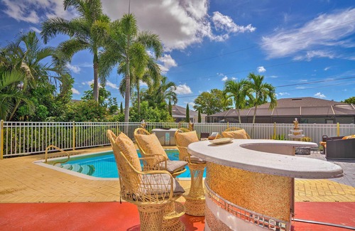 Trafalgar Villa | Luxe Cape Coral Home w/Heated Pool & Hot Tub