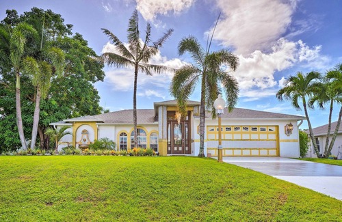 Trafalgar Villa | Luxe Cape Coral Home w/Heated Pool & Hot Tub