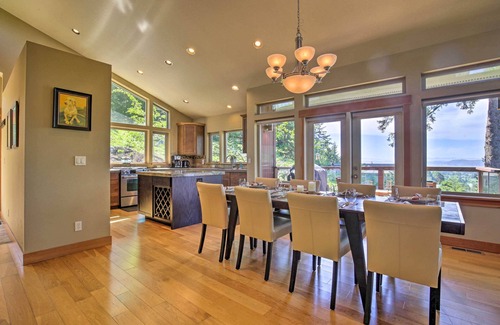 Bay City House | Luxe Coastal Haven w/Bay Views & Hot Tub
