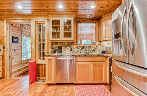 Rhododendron House | Luxe compound with private sauna, hot tub, rec house & fireplace