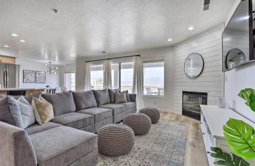 St. George Apartment | Luxe Family Condo with Mtn View and Resort Perks!