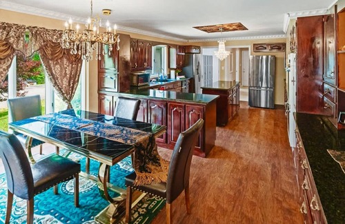 Andover House | Luxe Gated Mansion - Basketball Court Movie Theater Acreage