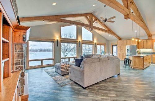 Alexandria House | Luxe Lake Latoka Home with Dock, Hot Tub and Game Room