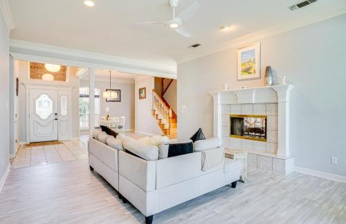 Granbury House | Luxe Lakefront Home with Hot Tub, Dock and Fire Pit