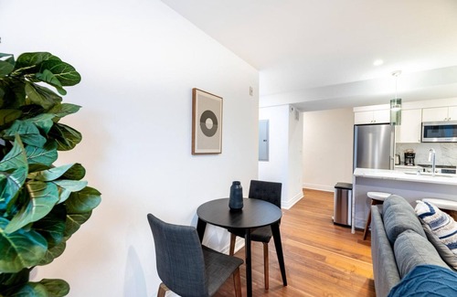 Logan Circle House | Luxe Logan Circle 1BR w/W/D, nr Park, Bus Stops & Dining, by Blueground