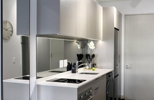 Greater Johannesburg Metropolitan Area Apartment | Luxe Minimal Studio at One Rosebank