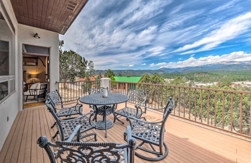 Ruidoso House | Luxe Ruidoso Home with Hot Tub and Mountain Views