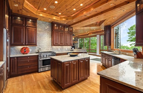 Indian River House | Luxurious 11,600 SQ' Mullett Lake Home & Carriage house,Private on Mullett Lake