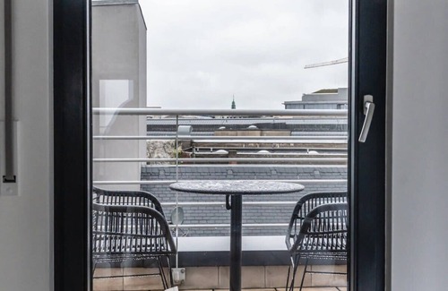 Gare Apartment | Luxurious 2BR Penthouse: Gym, Parking & Views