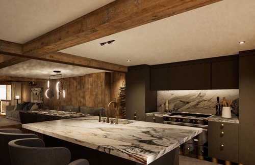 Val-d'Isere Apartment | Luxurious 6-room apartment with hammam, fireplace and parking in Val-d'Isère