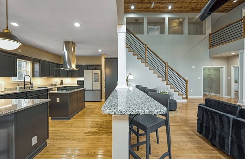 Bumpass House | Luxurious 8-Bed Lakefront Retreat with Private Beach, Hot Tub & Sauna!