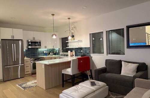 Alki House | Luxurious Alki Beach Townhome: Steps to the Shore. Pet-Friendly!