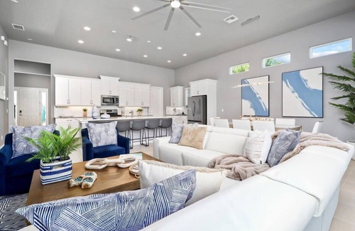 Marineland Acres House | Luxurious Beach Home with Heated Pool