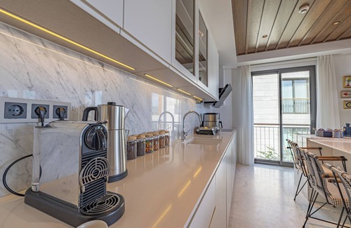 Bodrum City Center Resort | Luxurious Beachfront Flat with Hotel Amenities Inside a 5-Star Resort