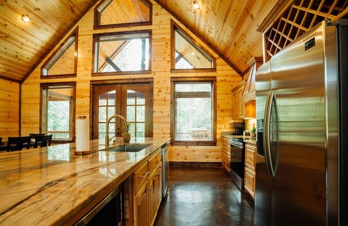 Hochatown Cabin | Luxurious Cabin W/large Game Room,playground,jacuzzi! On 1 acre!