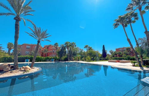 Palmeraie Apartment | Luxurious Duplex in a Peaceful Resort with 3 Bedrooms, Pool & Gardens
