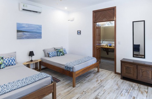 Manzanillo House | Luxurious family beach home 4bedroom 4bath, with POOL, kitchen, balcony & porch