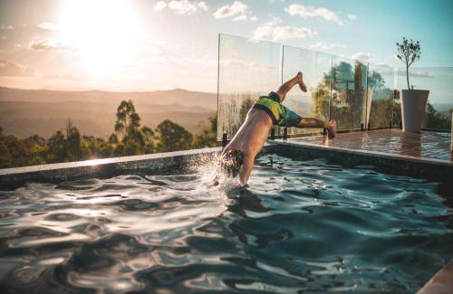 Sarabah House | Luxurious Hinterland Retreat HEATED POOL Gold Coast Hinterland near Lamington National Park & O'Reilly's Canungra Valley Vineyard