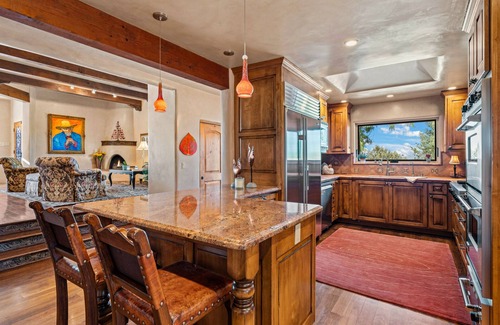 North Hills House | Luxurious home near the heart of Santa Fe with pool, hot tubs, kivas, & gardens