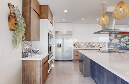 Kaneohe House | Luxurious modern home with multiple lanais, private elevator & views throughout