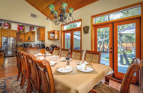 Three Rivers House | Luxurious riverfront home for large groups, family reunions, yoga retreat & more