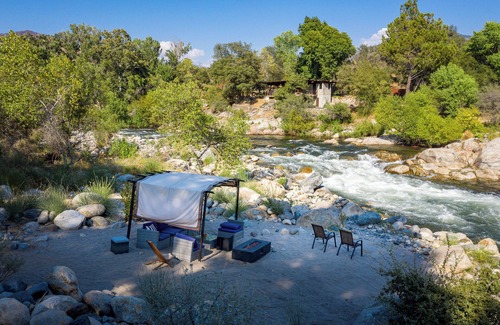 Three Rivers House | Luxurious riverfront home for large groups, family reunions, yoga retreat & more