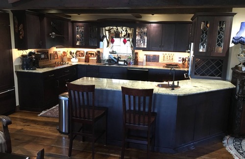 Timberline Ski Chalet | Luxurious, rustic, private vacation home with great view.