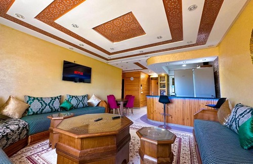 Oued Laou Apartment | Luxurious Scandinavian-style, pool & play area