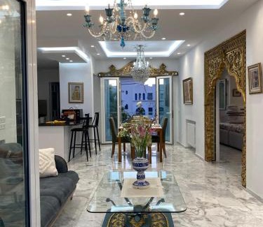 La Marsa Apartment | Luxurious Sea View with Private Beach in Gammarth, Marsa